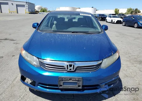 2012 Honda Civic Exl from USA, damaged, VIN 2HGFB2F91CH505083